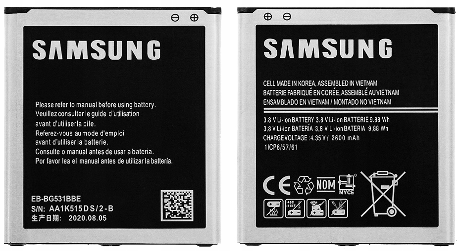 

Bateria Oryginalna Do Samsung Galaxy J3 2016 J5