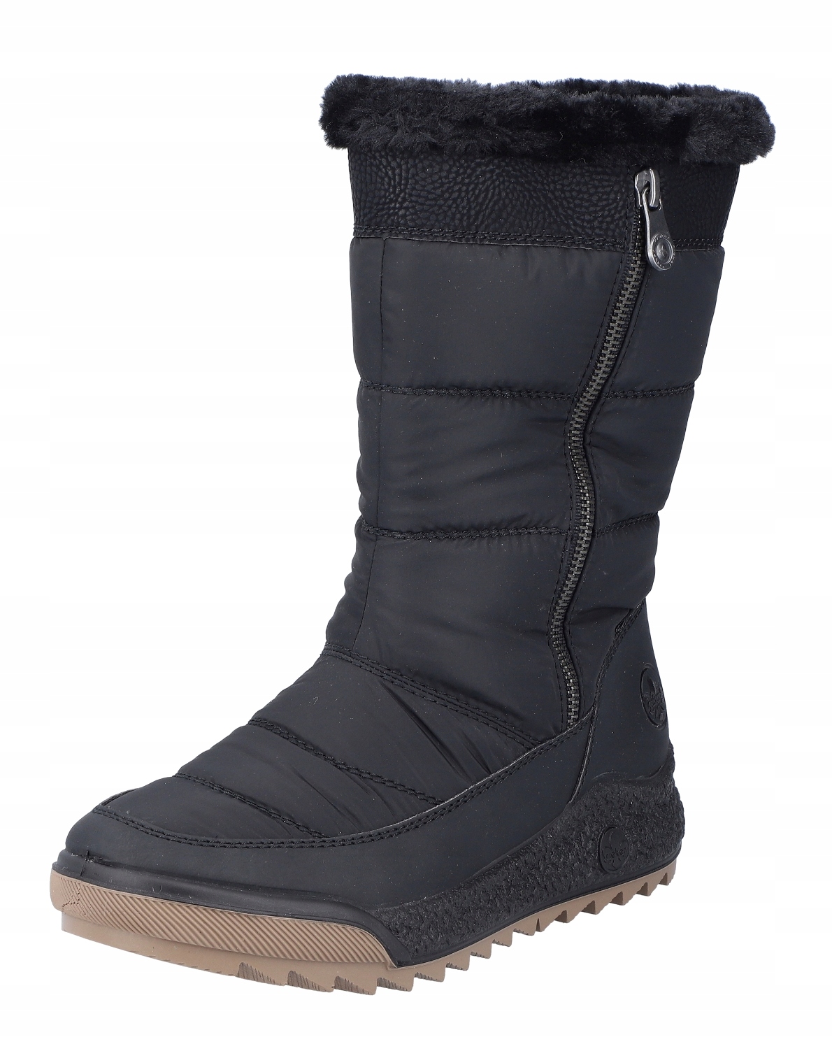 Rieker Y4765-00 vel.36 černé boty sněhule Ovčí Vlna Tex