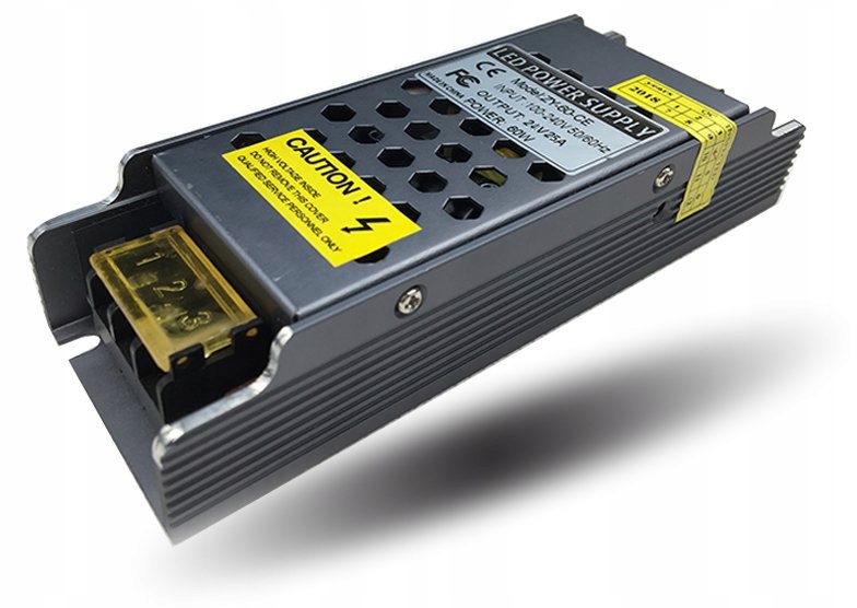 

Zasilacz Ultra Slim 24V 60W 2,5A IP20 Taśma Led