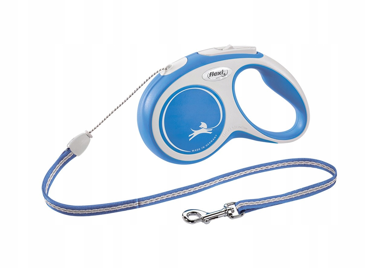 

Flexi New Comfort smycz S 5m linka niebieski