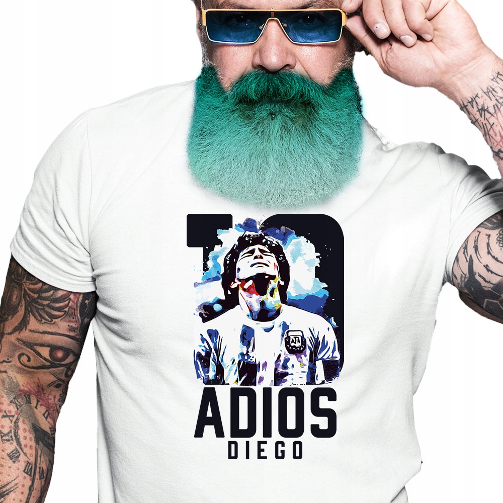 

Maradona Adios Diego Maradona Śmieszna Koszulka L