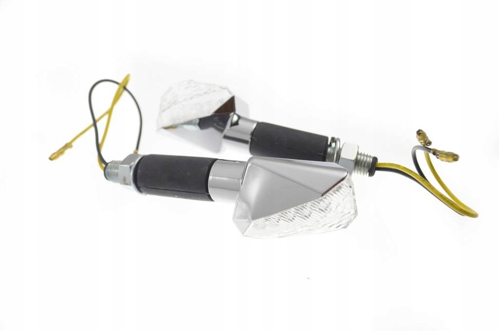 619-21115L-10ELED - УНИВЕРСАЛЬНЫЕ СВЕТОДИОДНЫЕ ПОВОРОТНИКИ ХРОМИРОВАННЫЕ ДЛИННЫЕ