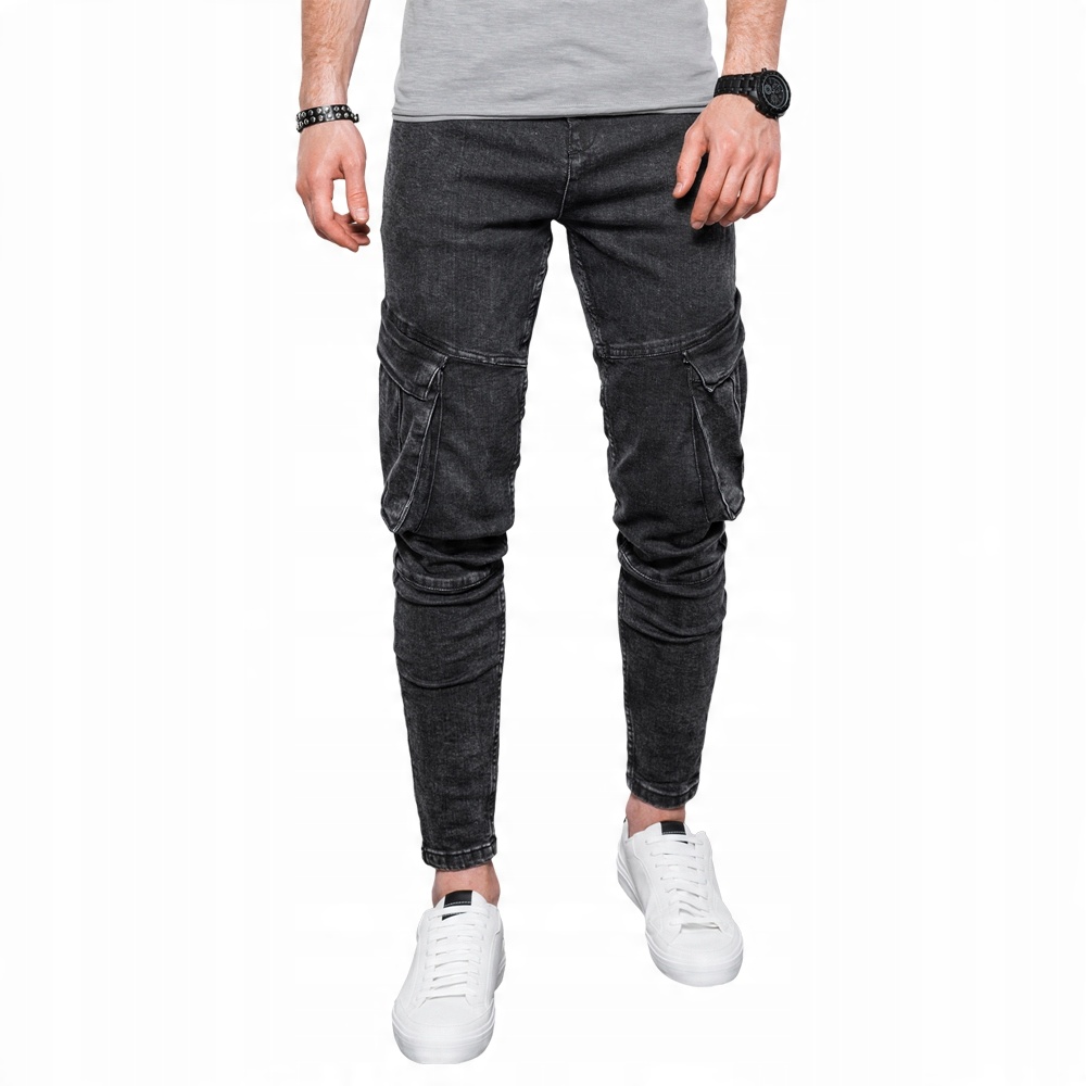 

Spodnie męskie jeansowe P1079 czarne M