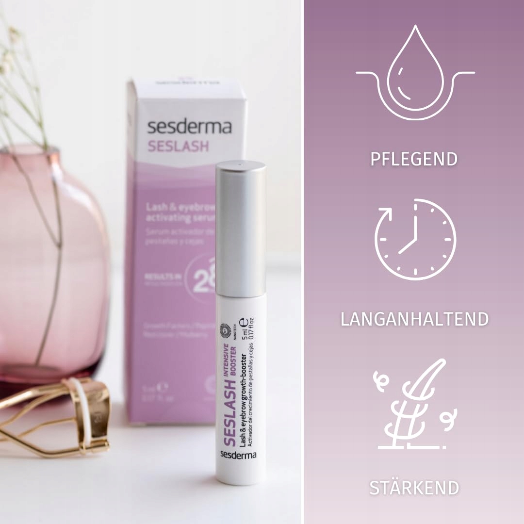 SESDERMA Seslash Serum Aktywujące Rzęsy i Brwi 5ml Gęstsze Dłuższe Rzęsy — miniatura 4
