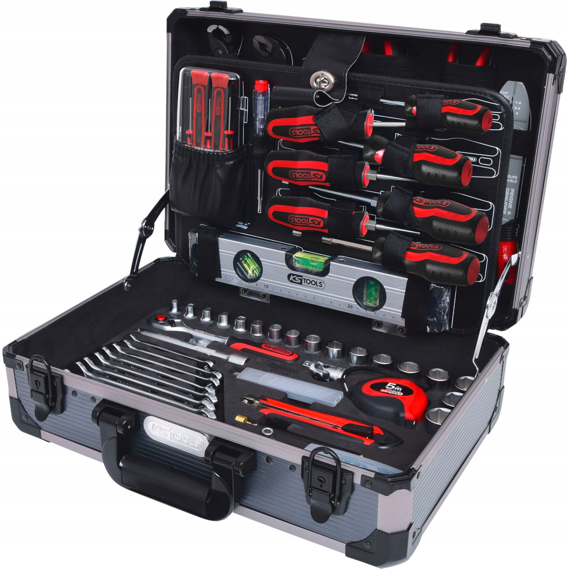 Ks Tools 3/8" Universal Tool-Set 165-pieces 911.0665