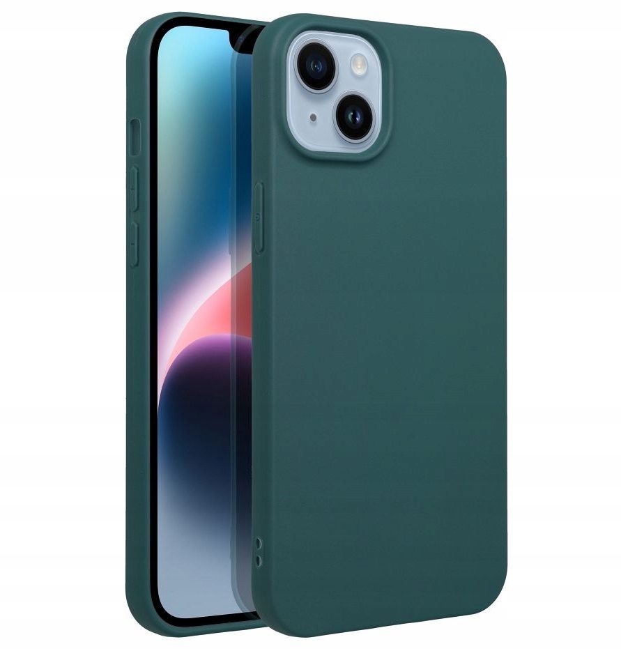 

Etui Matowe Slim do Iphone 14 Silikonowe Szkło