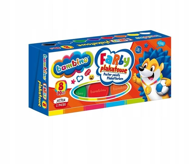 

Farby plakatowe Bambino 8x20ml