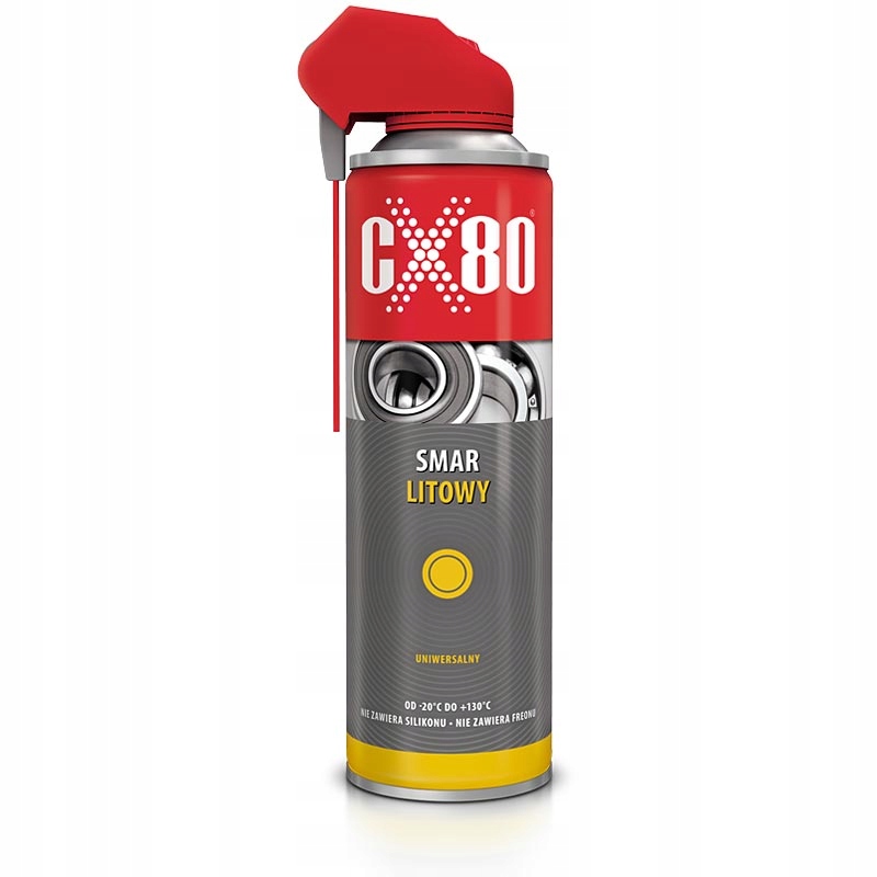 

Smar Litowy Uniwersalny Duo Spray 500ML CX-80