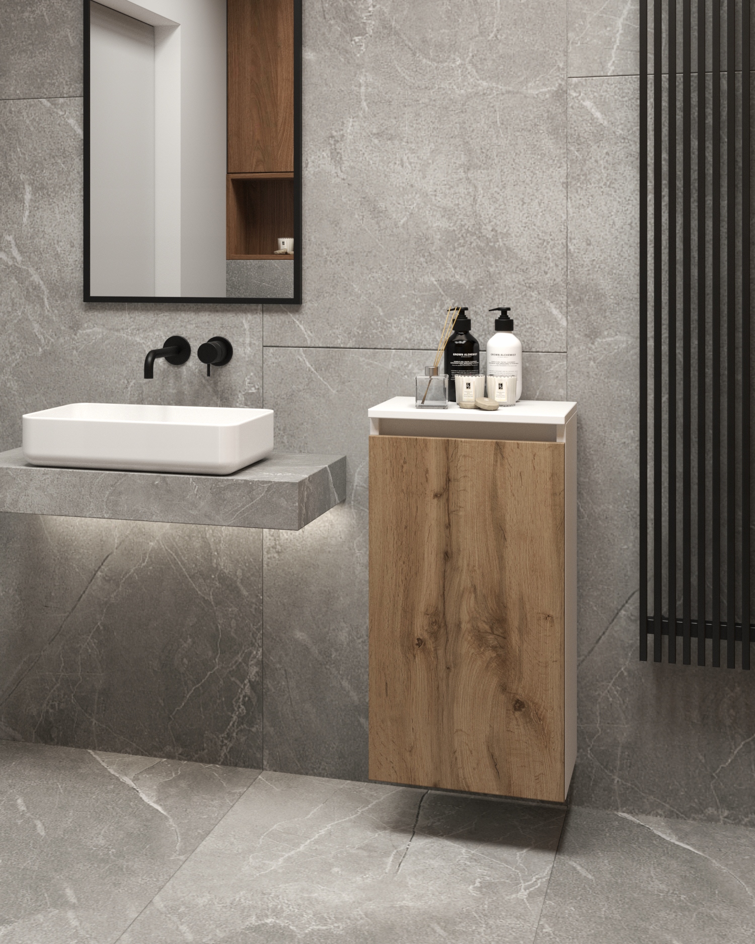 SZAFKA 40 MAT Z KOSZEM WISZĄCO STOJĄCA EAN (GTIN) 51233428