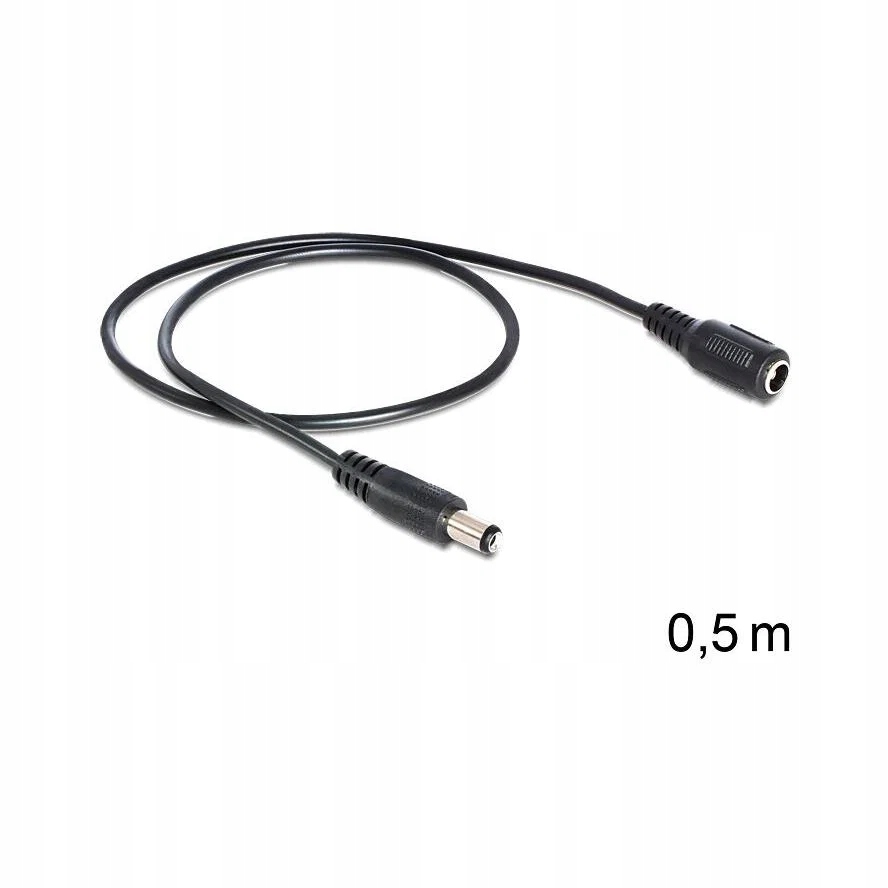 Delock Przedłużacz DC5,5x2,1mm męski>żeński Z68