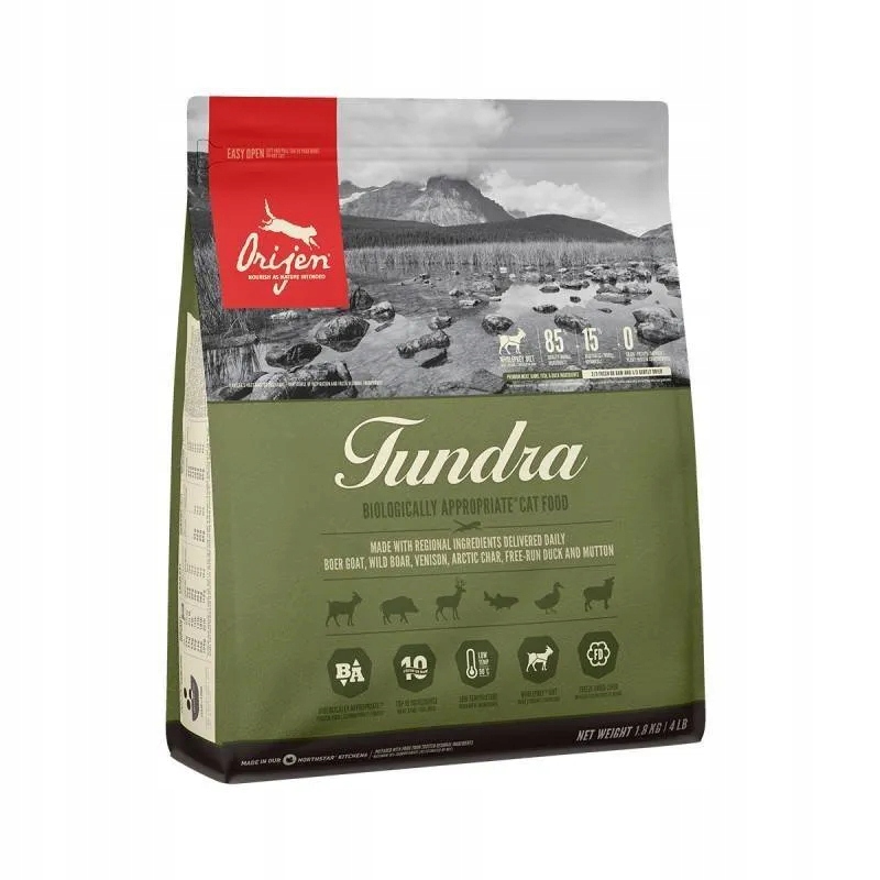 Levně Orijen Tundra Cat 1,8 kg Krmivo pro kočky