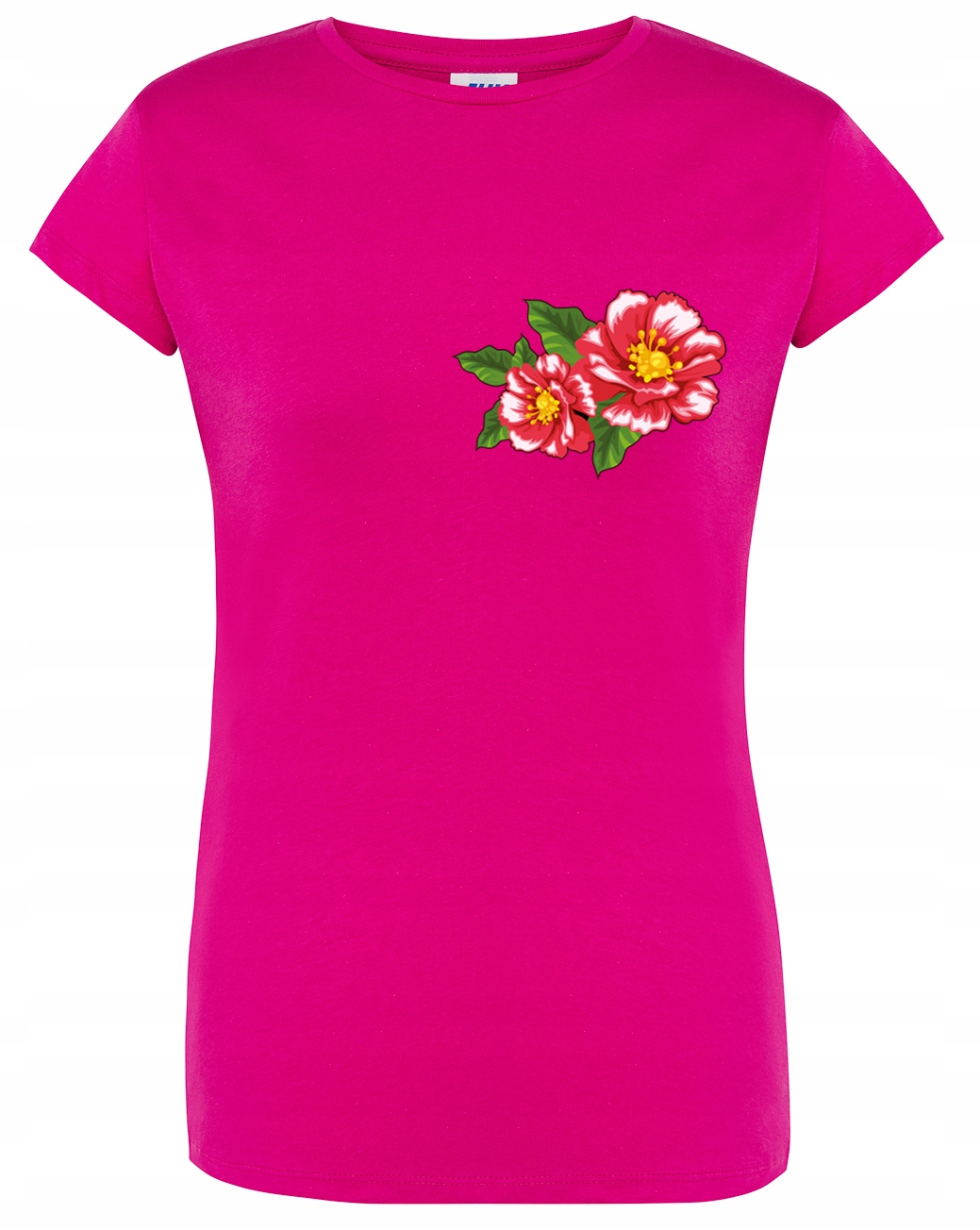 

Koszulka w kawiaty. t-SHIRT W Kolorowy Motyw S