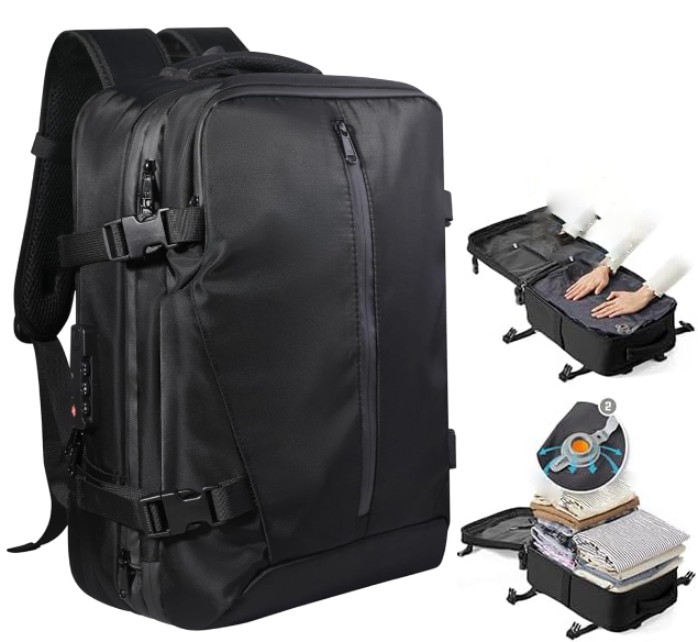 Plecak Próżniowy kompresją próżniową 35 L 40 x 30 x 22 CM antykradzieżową
