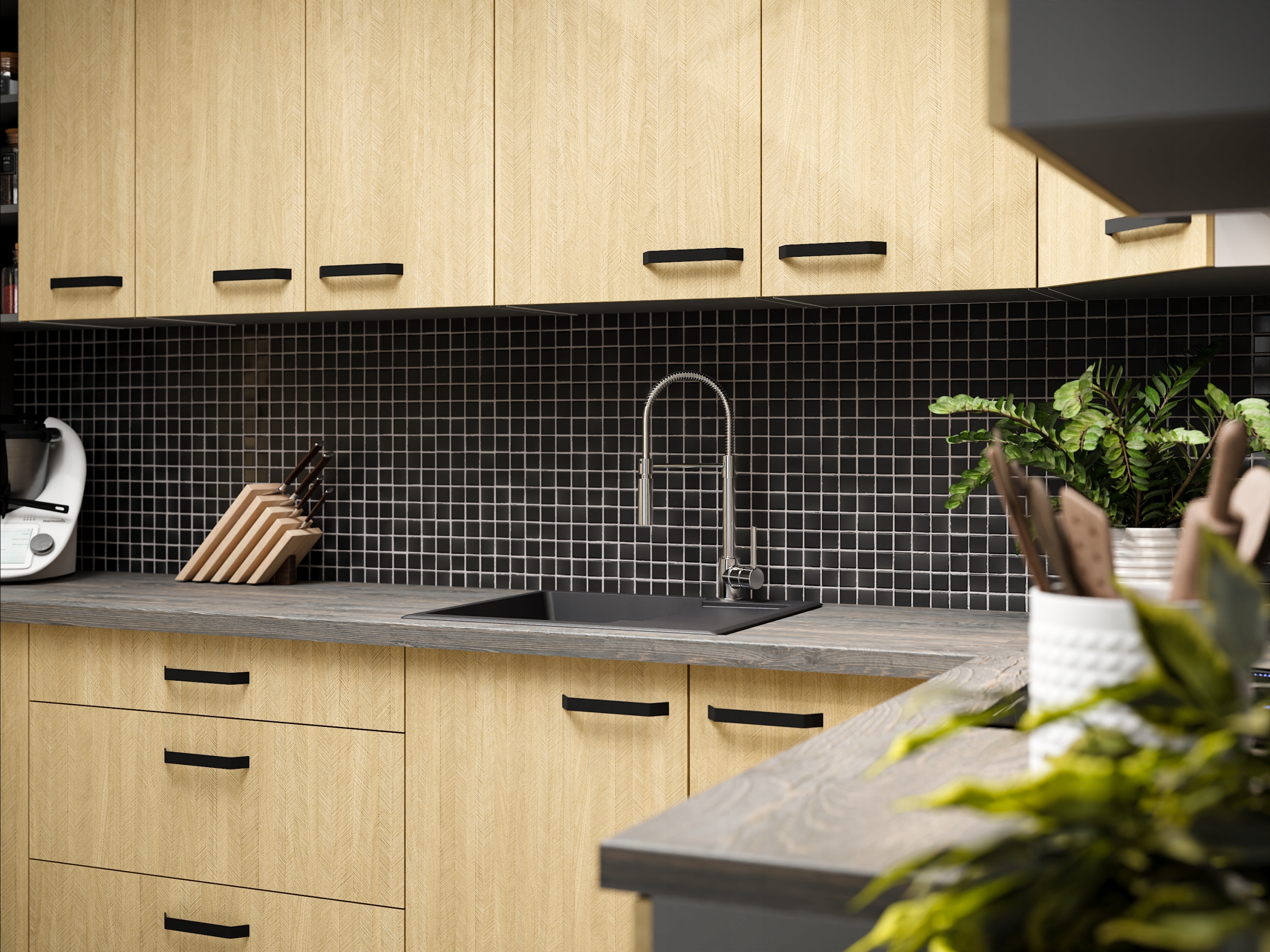 Szafka kuchenna narożna dostawna 105 cm JODEŁKA Marka Umeblujdom