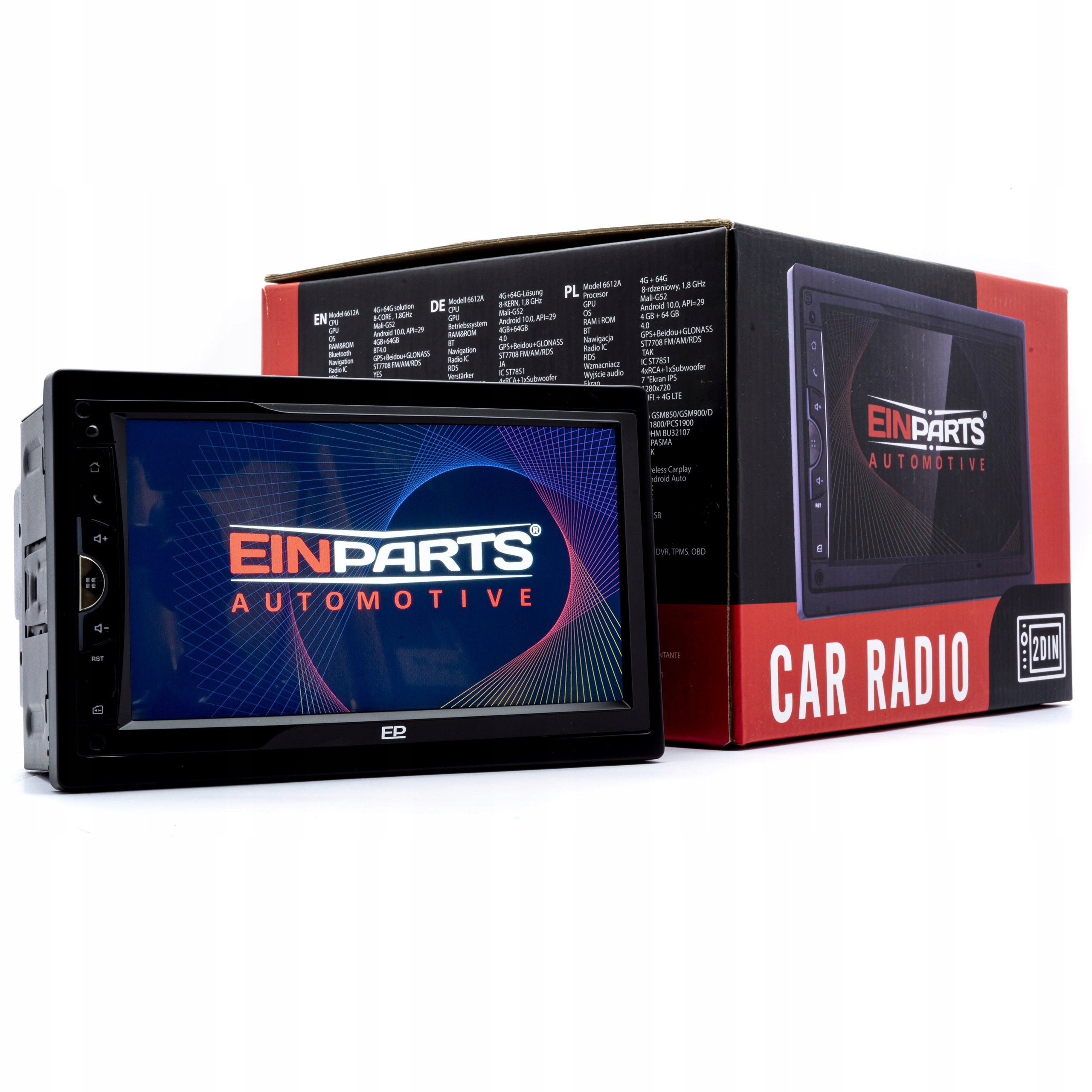 Autorádio EPCR12 Android 13 7'' 4/32GB Gps Bluetooth