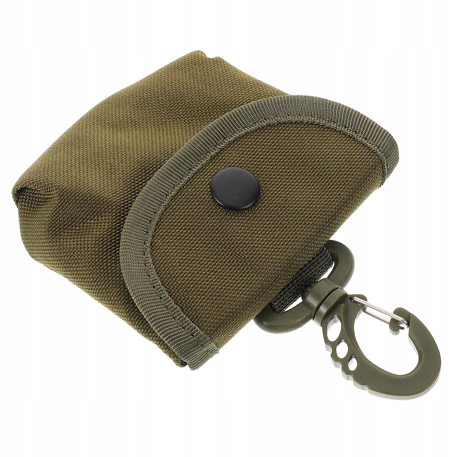 Outdoor Olive Green Mini etui na klucze z haczykiem moneta, schowek na słuchawki