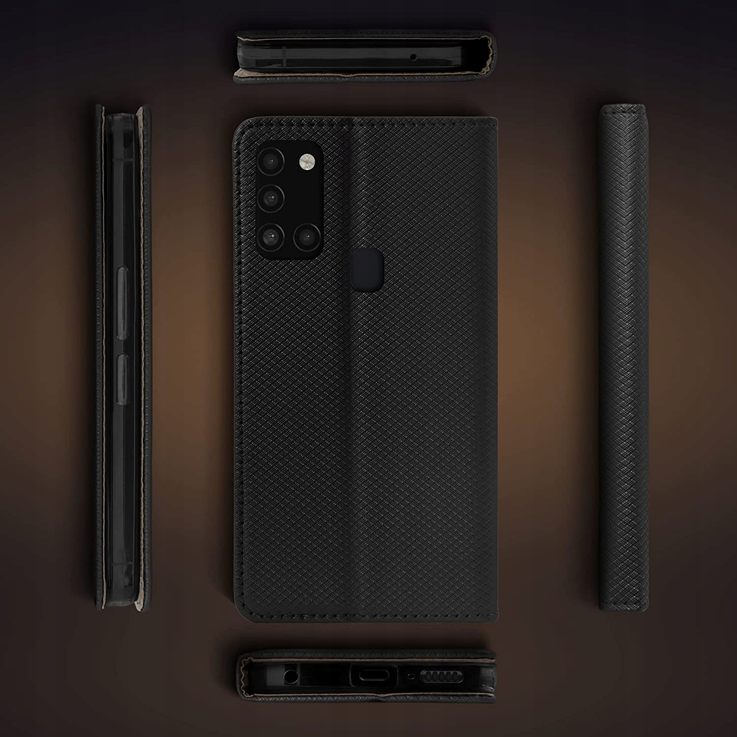 ETUI MAGNES SMART CASE + SZKŁO do SAMSUNG A21s Dedykowana marka Samsung