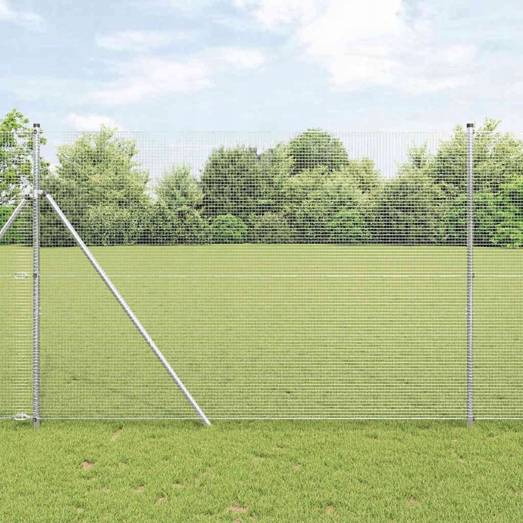 Oplocení s 13 sloupky 1.5 x 25 m z pozinkované oceli