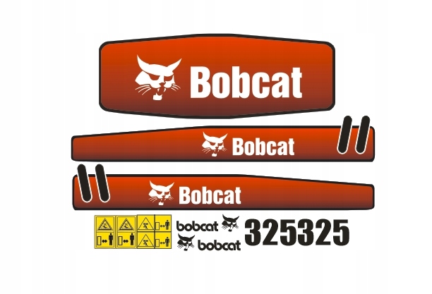 Samolepky s nálepkou Bobcat 325