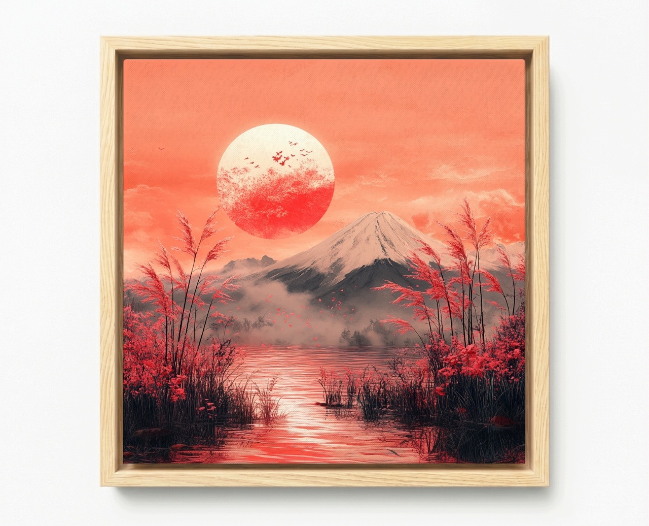 Obraz Rama American Box Krajina Japonsko Hora Fuji Fudži 60x60