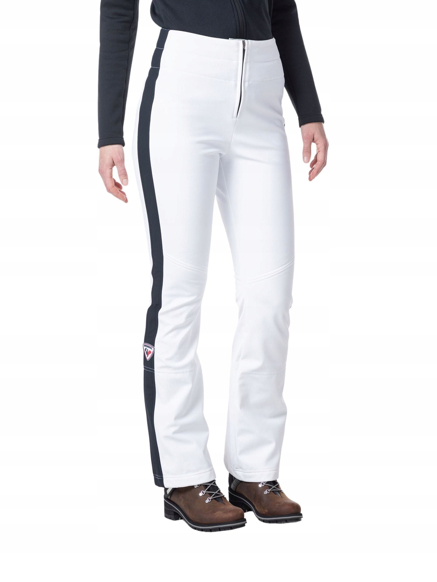 Spodnie narciarskie Rossignol damskie Resort Softshell Pant białe Xs
