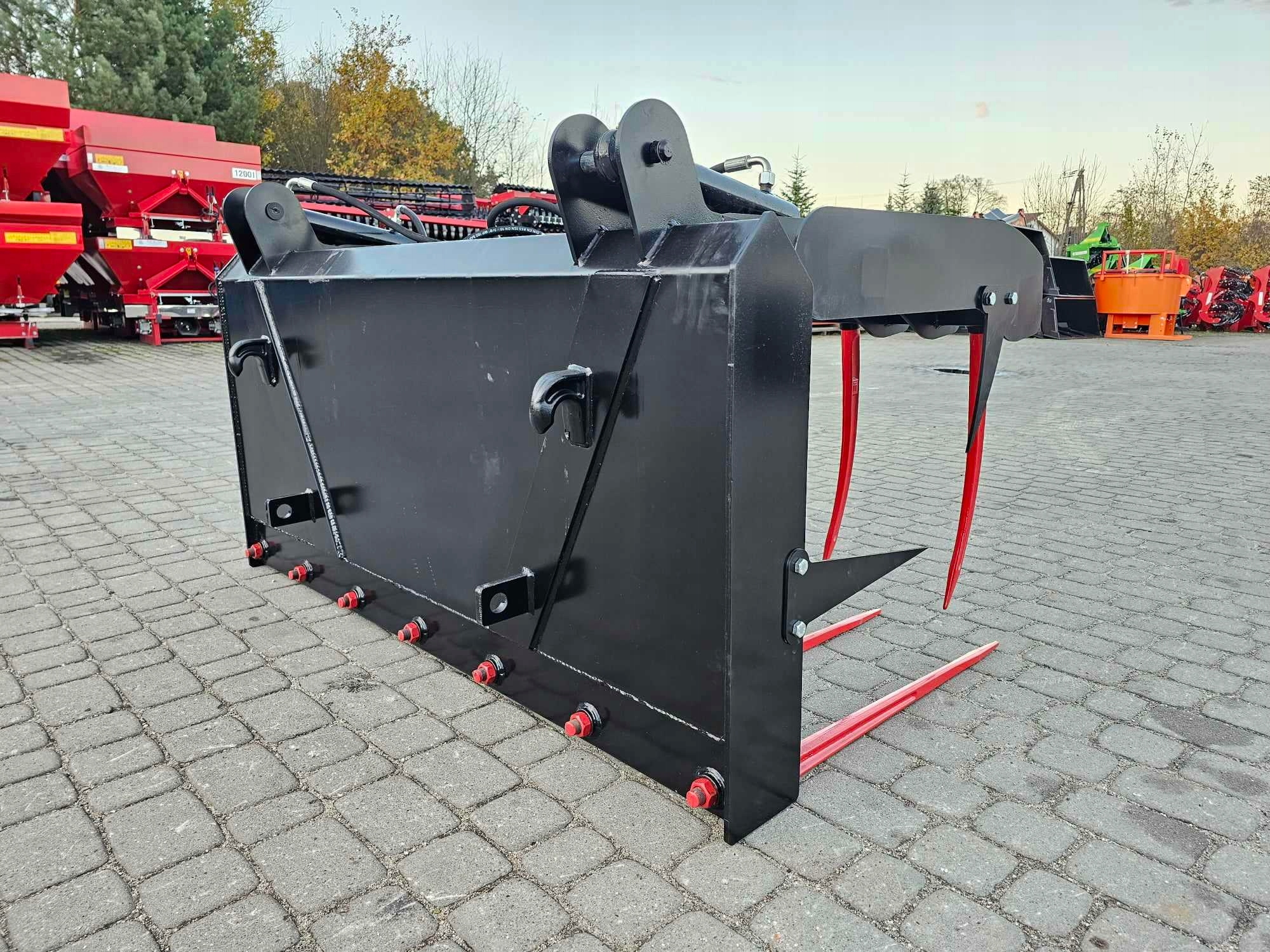 Krokodyl Chwytak Widły do obornika słomy 2,2M Euroramka solidny 220CM Producent części inny