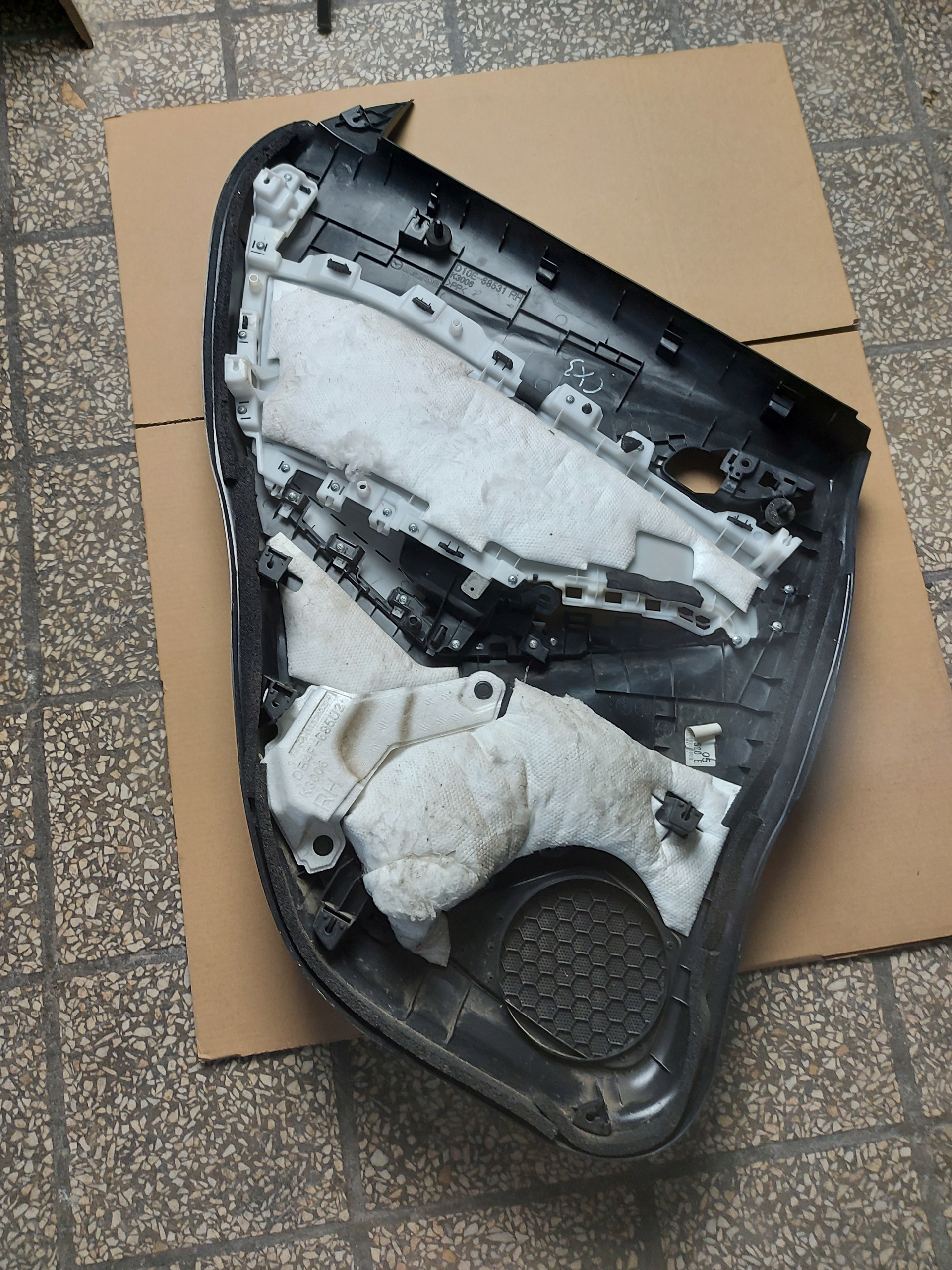 side upholstery door right rear MAZDA CX-3 CX3 OE EU