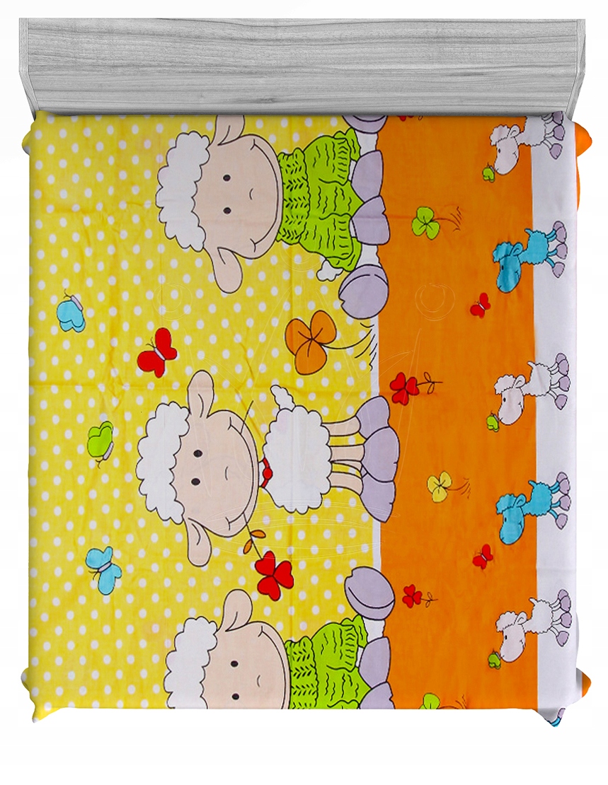 

Prześcieradło 90x200 cm bez gumki 100% Bawełna