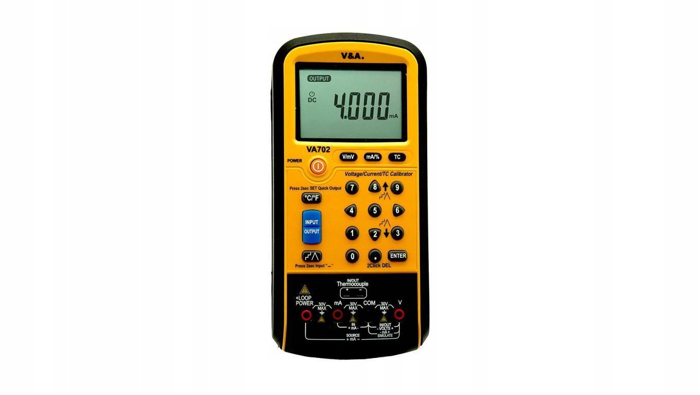 Kalibrator napięcia/prądu/TC VA702