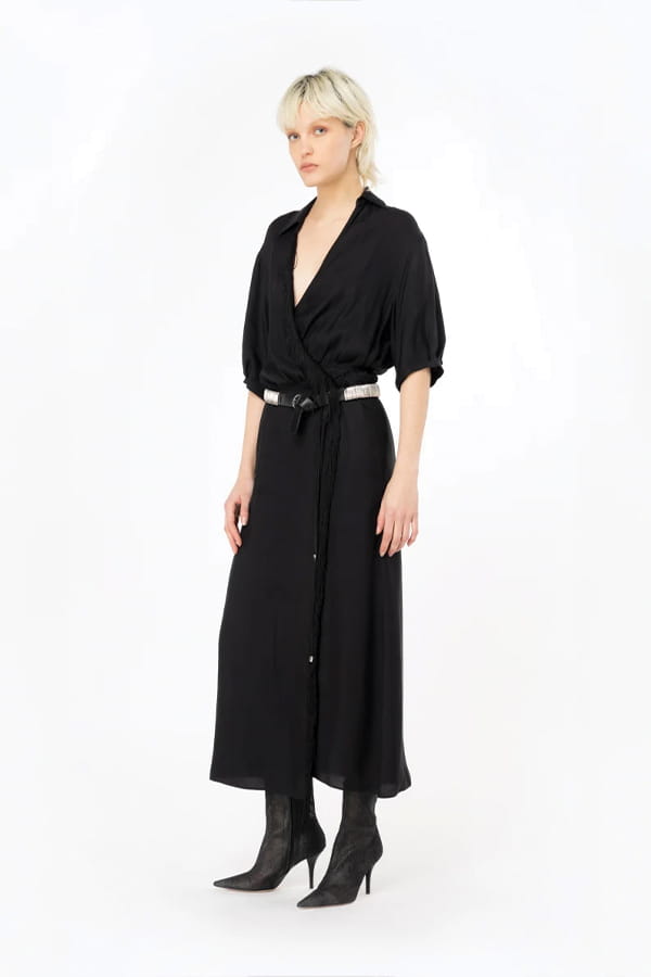 Dámské Šaty Pinko BLK01 103561 A1WV Z99 černé Šaty: 34