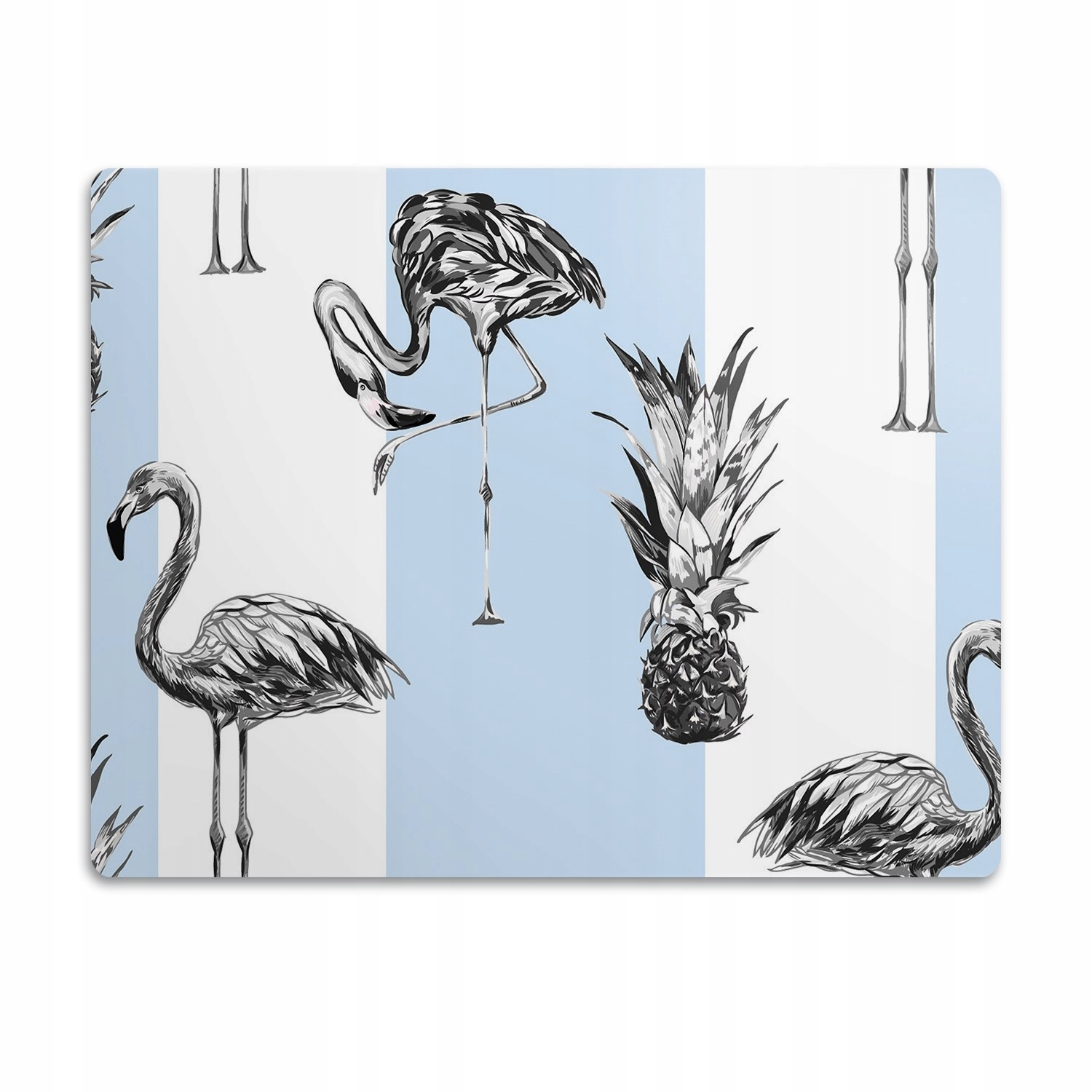 Pro kočky je podložka pod misky Plameňáci a ananas 60x40