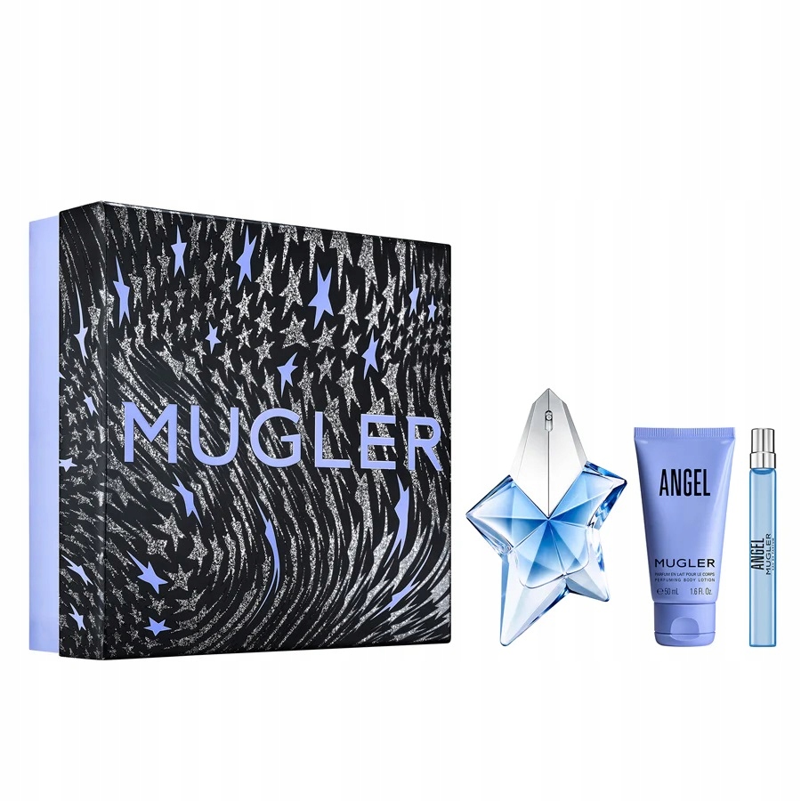 Mugler Angel Edp 50ml Spray Balsam Do Ciała 50ml Edp 10ml Spray