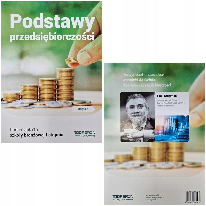 PODSTAWY PRZEDSIĘBIORCZOŚCI PODRĘCZNIK 2 BRANŻOWA Wydawnictwo Operon