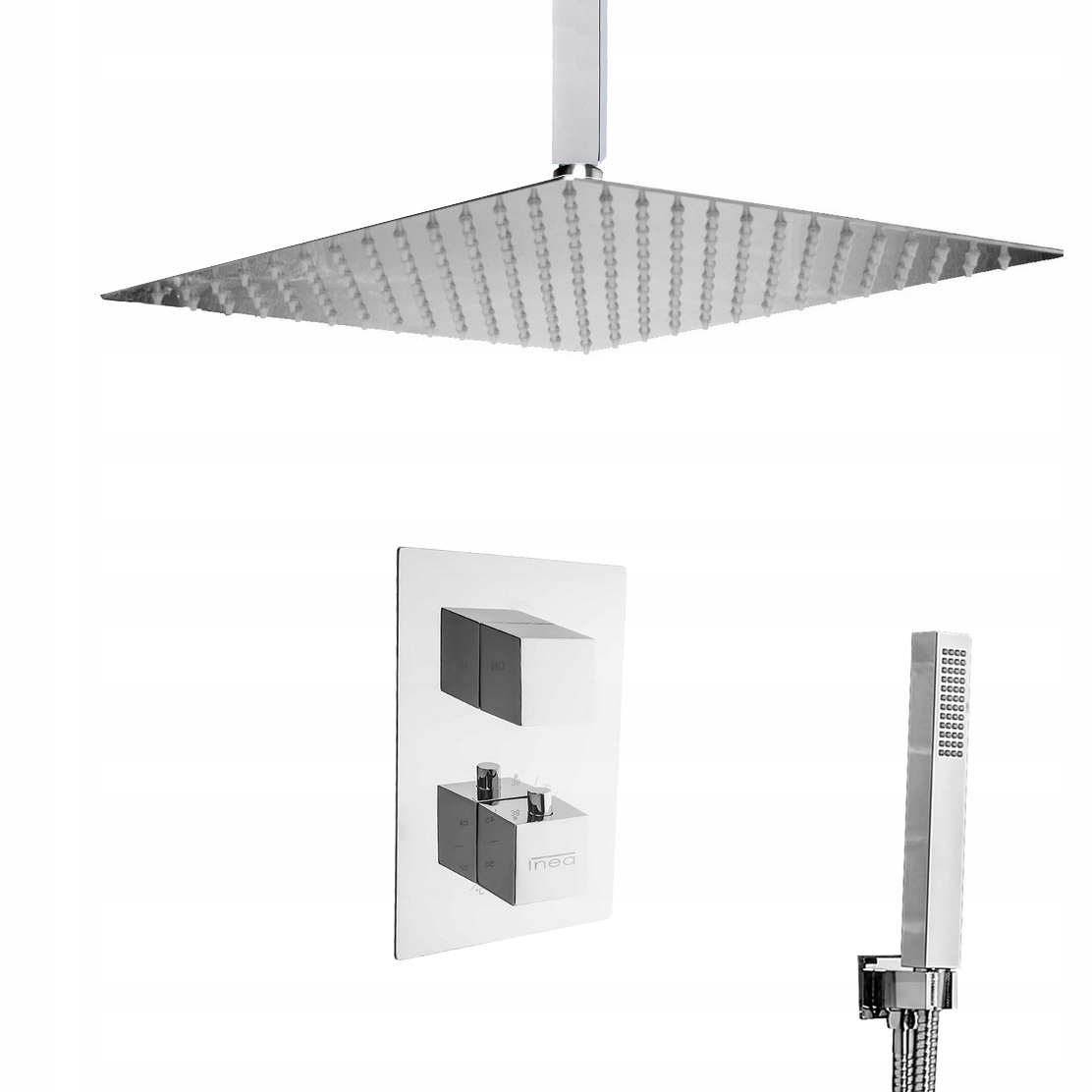 Podomietkový sprchový set s 2 funkciami a termostatom