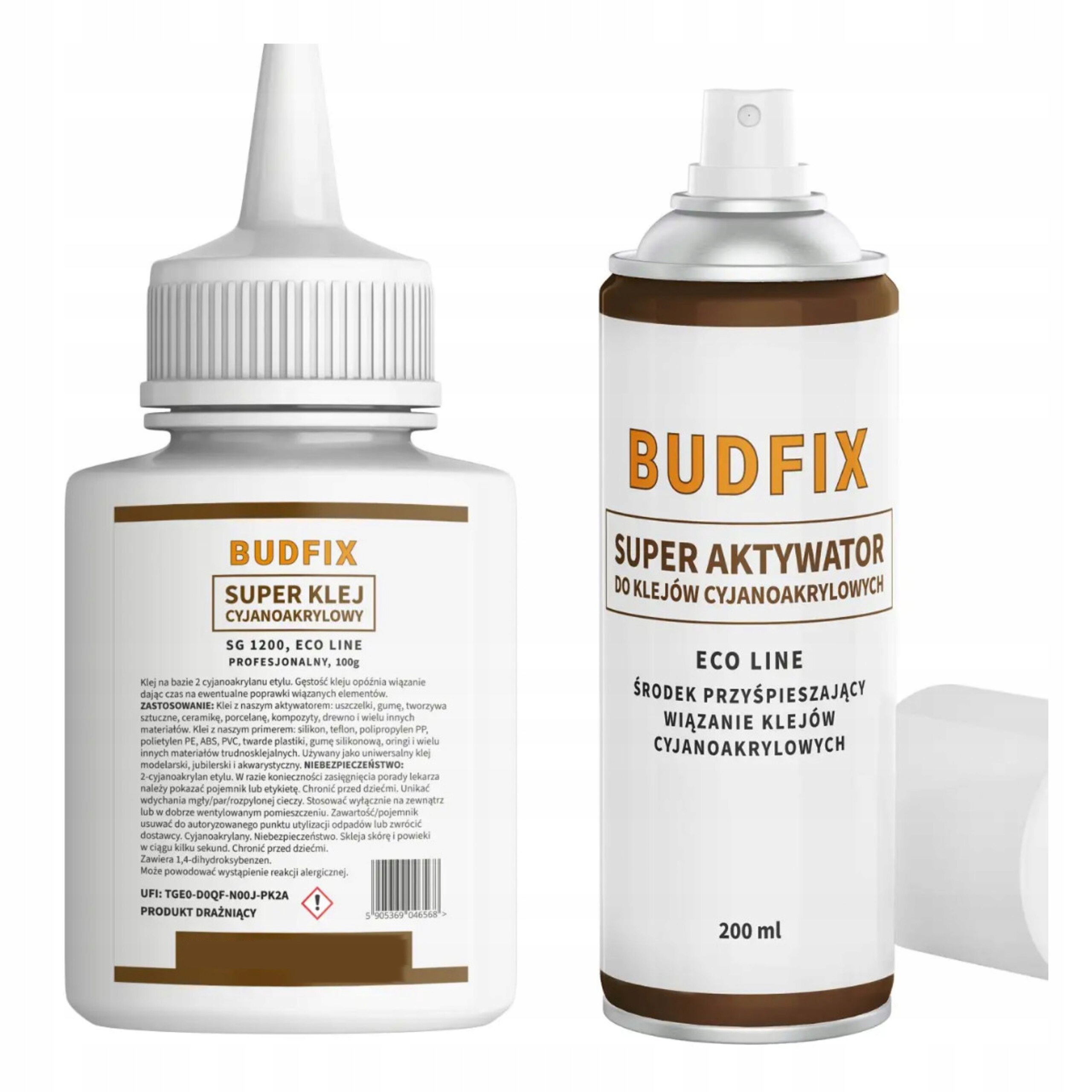 Klej Do Mdf Listew Drewna Zestaw Stolarski Gęsty 100g Aktywator 200ml