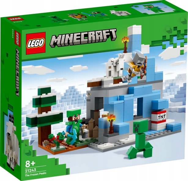 Lego 21243 Minecraft – Zasněžené Vrcholky