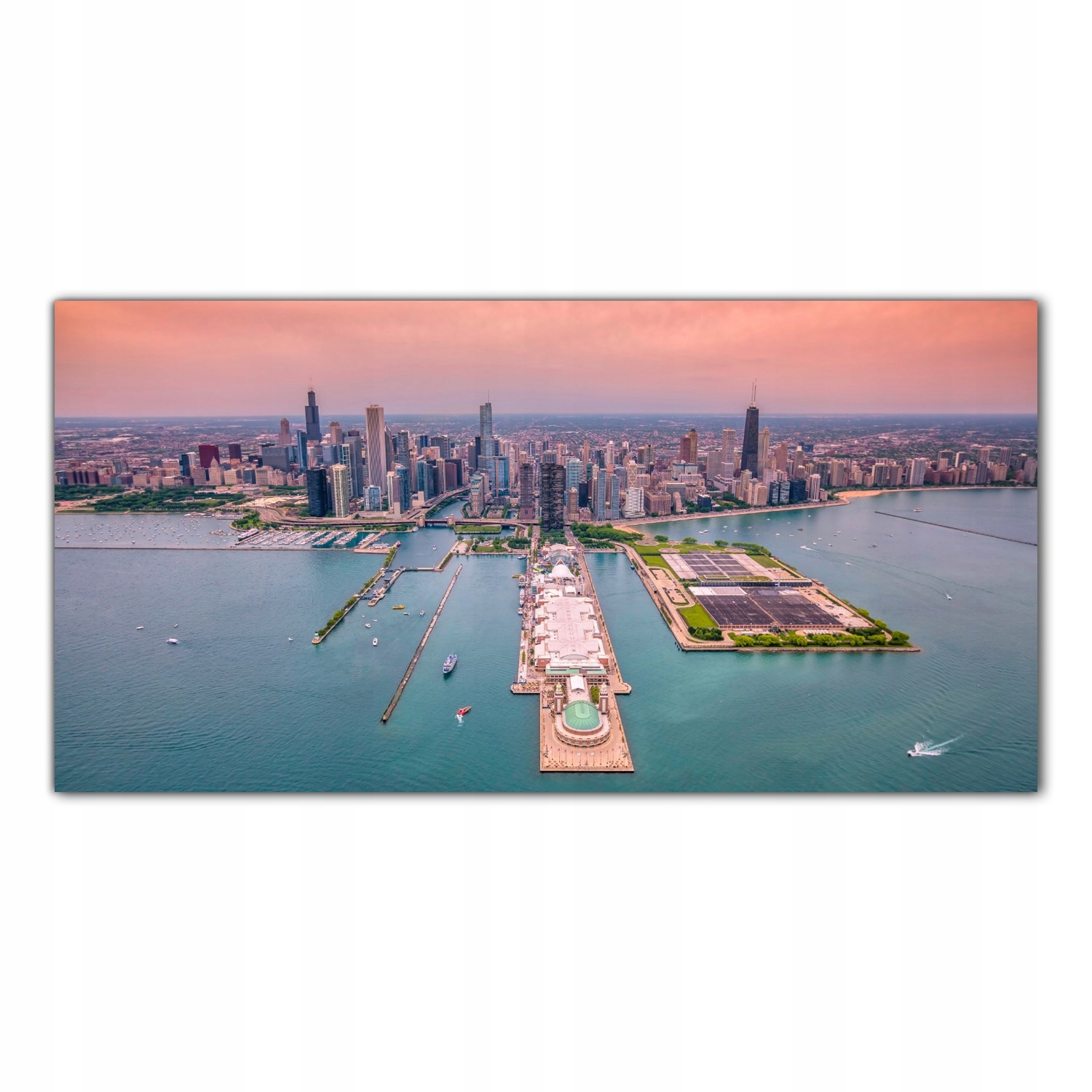 

Obraz Szklany Foto-obraz Chicago Miasto Usa 100x50