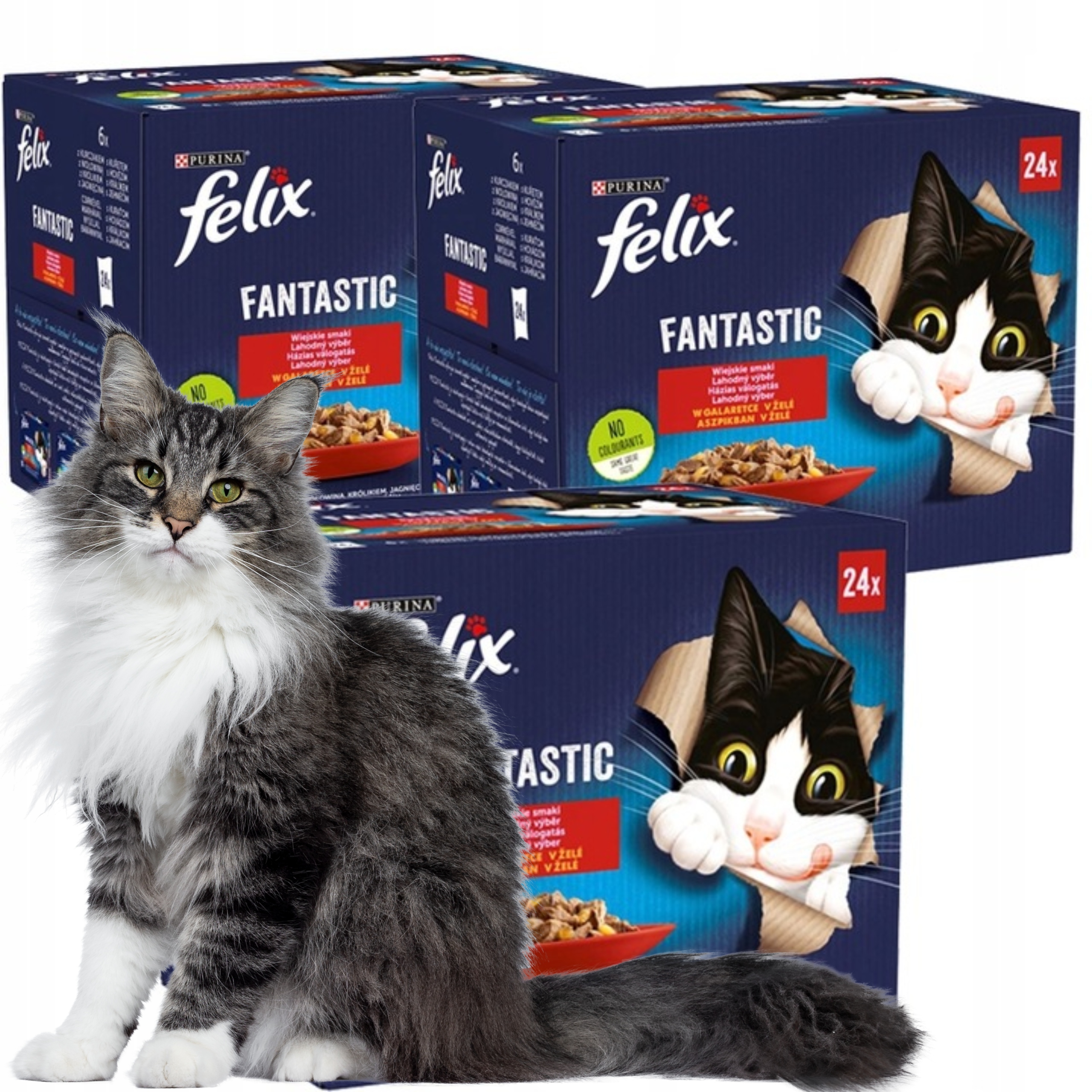 Levně Felix Fantastické Venkovské Příchutě V Želé Sáčky 72x85 g