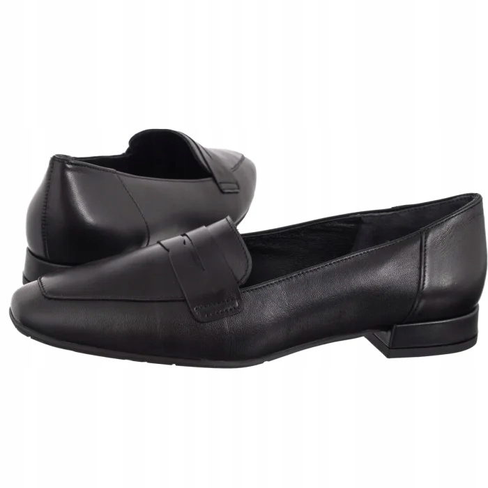 Dámské kožené mokasíny Ryłko černé A1R69_AT Black