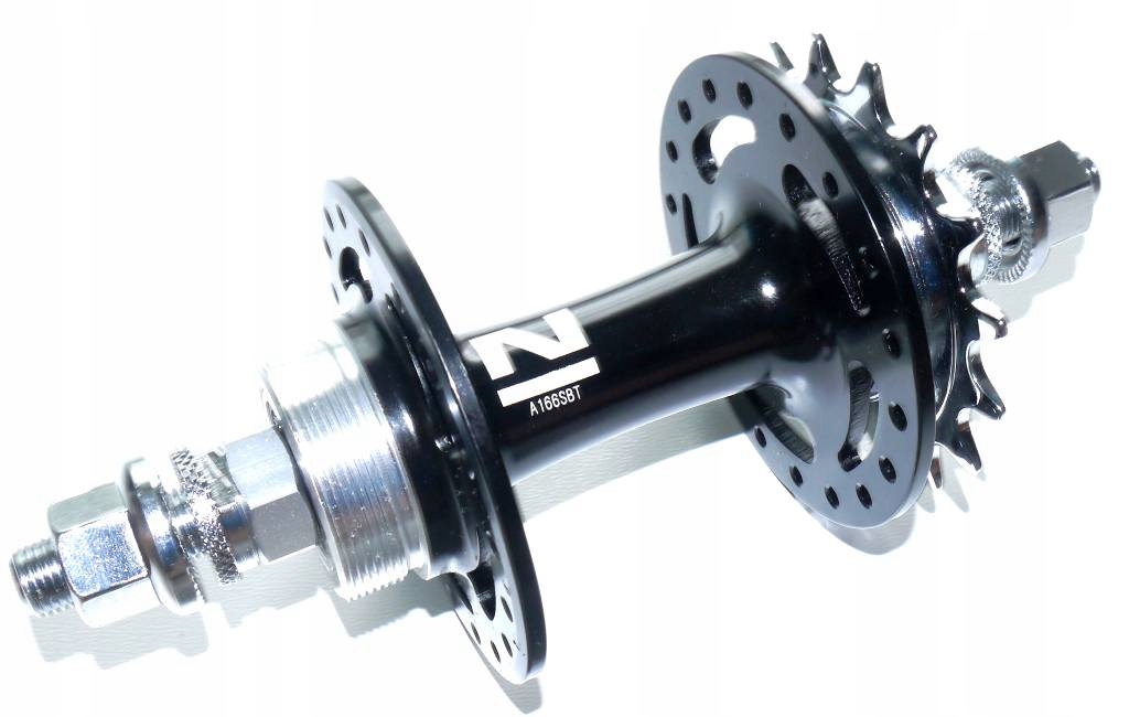 Piasta tylna Novatec A166SBT Fix Single 32ot 32h 16T Tor Ostre Koło torowa
