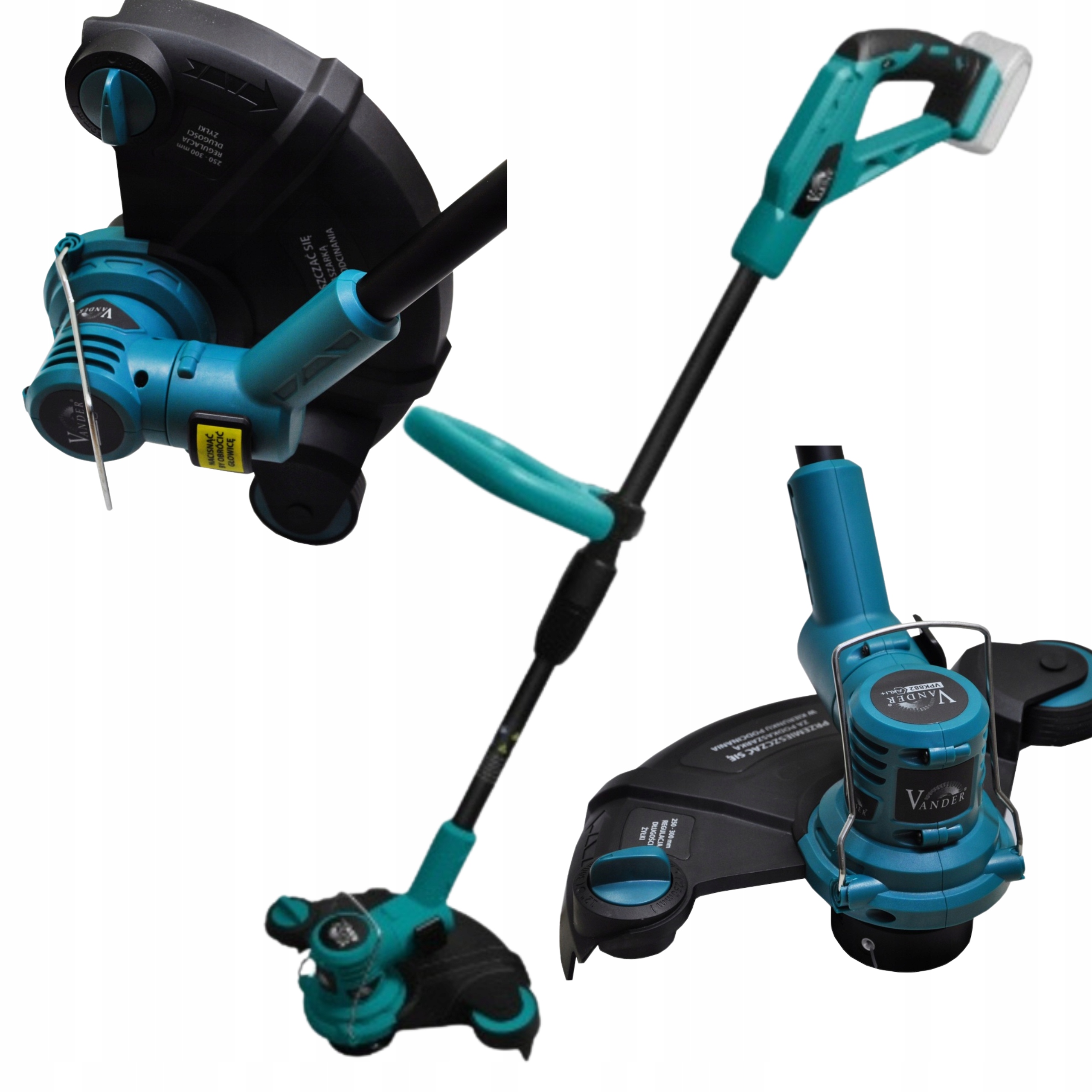 Podkaszarka kosa akumulatorowa 18V z regulacją wysięgnika Aku+ Vander