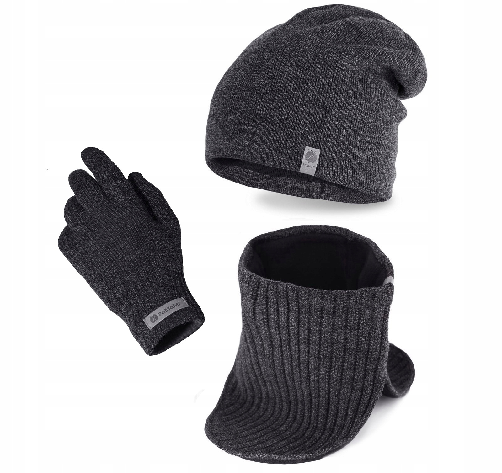 

komplet Czapka+ komin Golf polar+ Rękawice dotyk