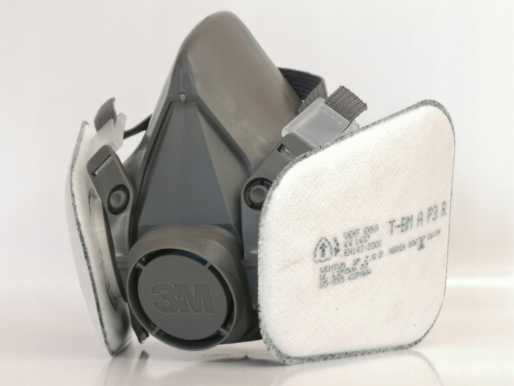 

3M 6300 półmaska przeciwpyłowa z filtrami FFP3