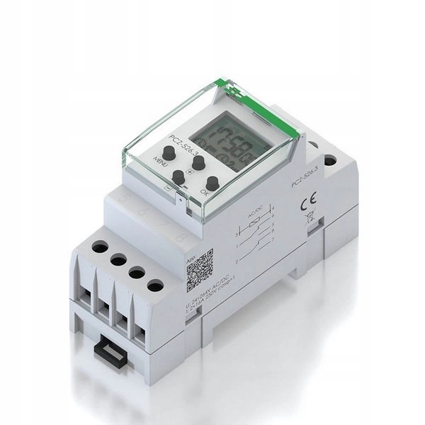 Dvoukanálový Ovládací Hodinový Stroj S Noční Přestávkou 1 Ks. F&f PCZ-526