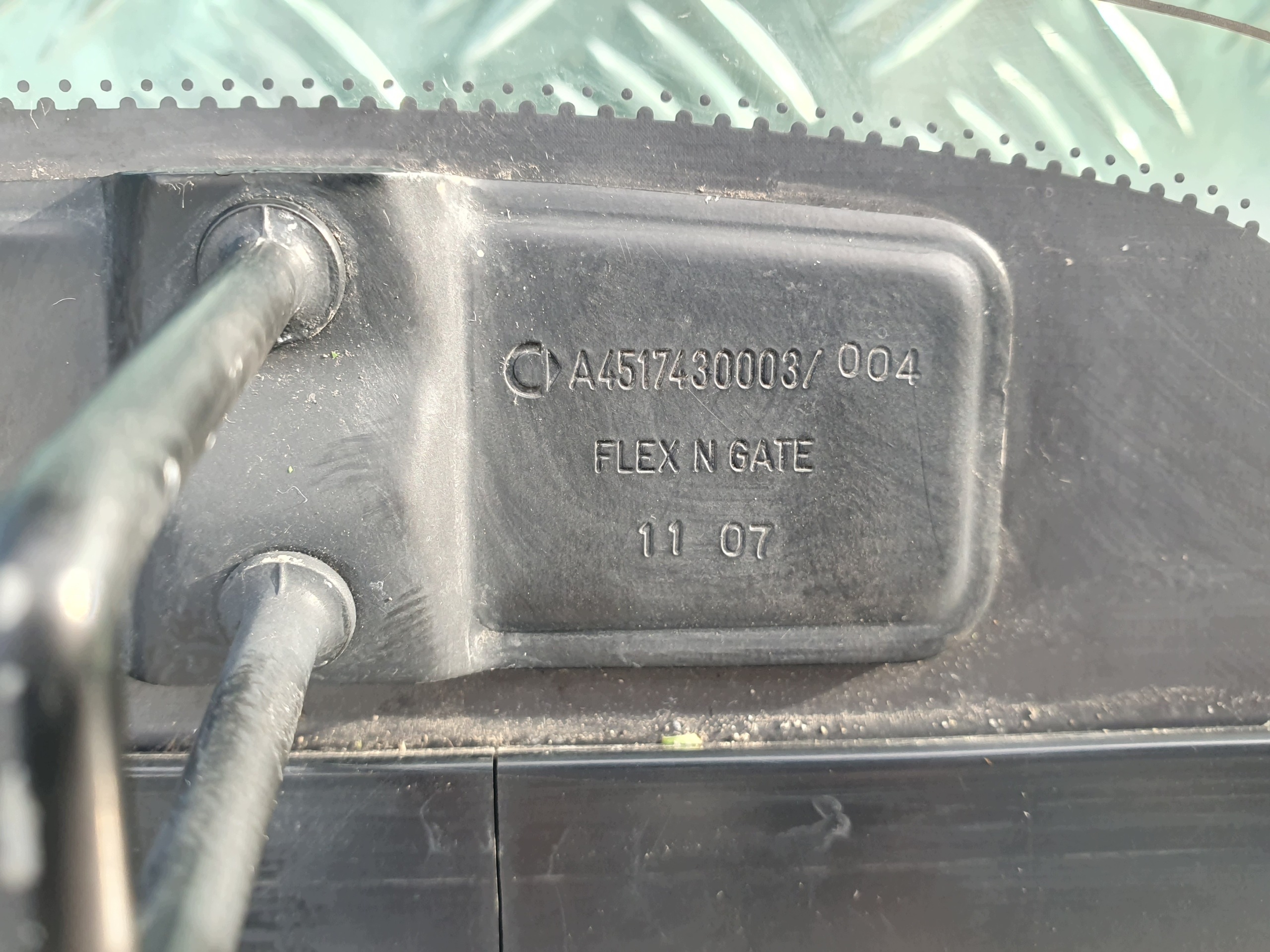 window trunk door boot rear part SMART FORTWO II 451