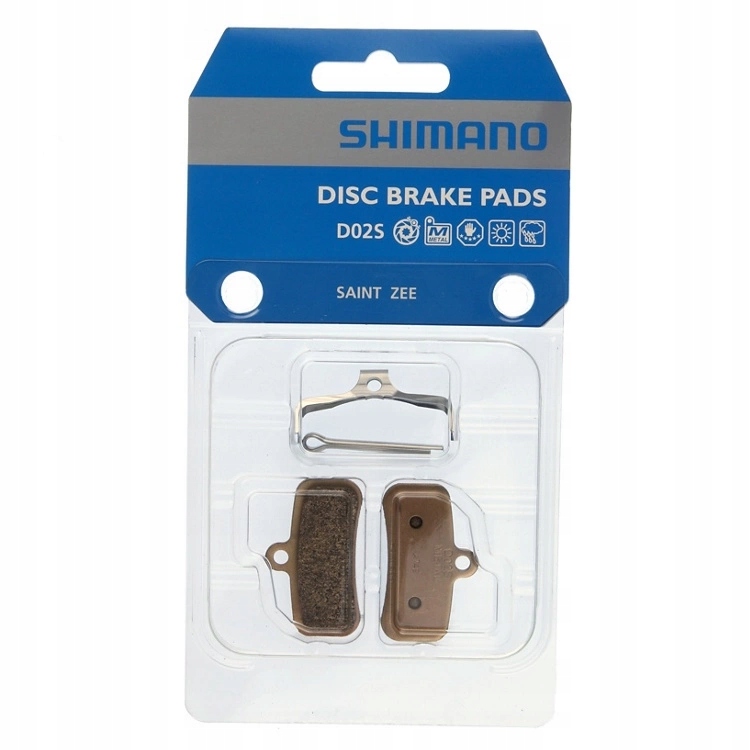 Klocki metaliczne Shimano D02S