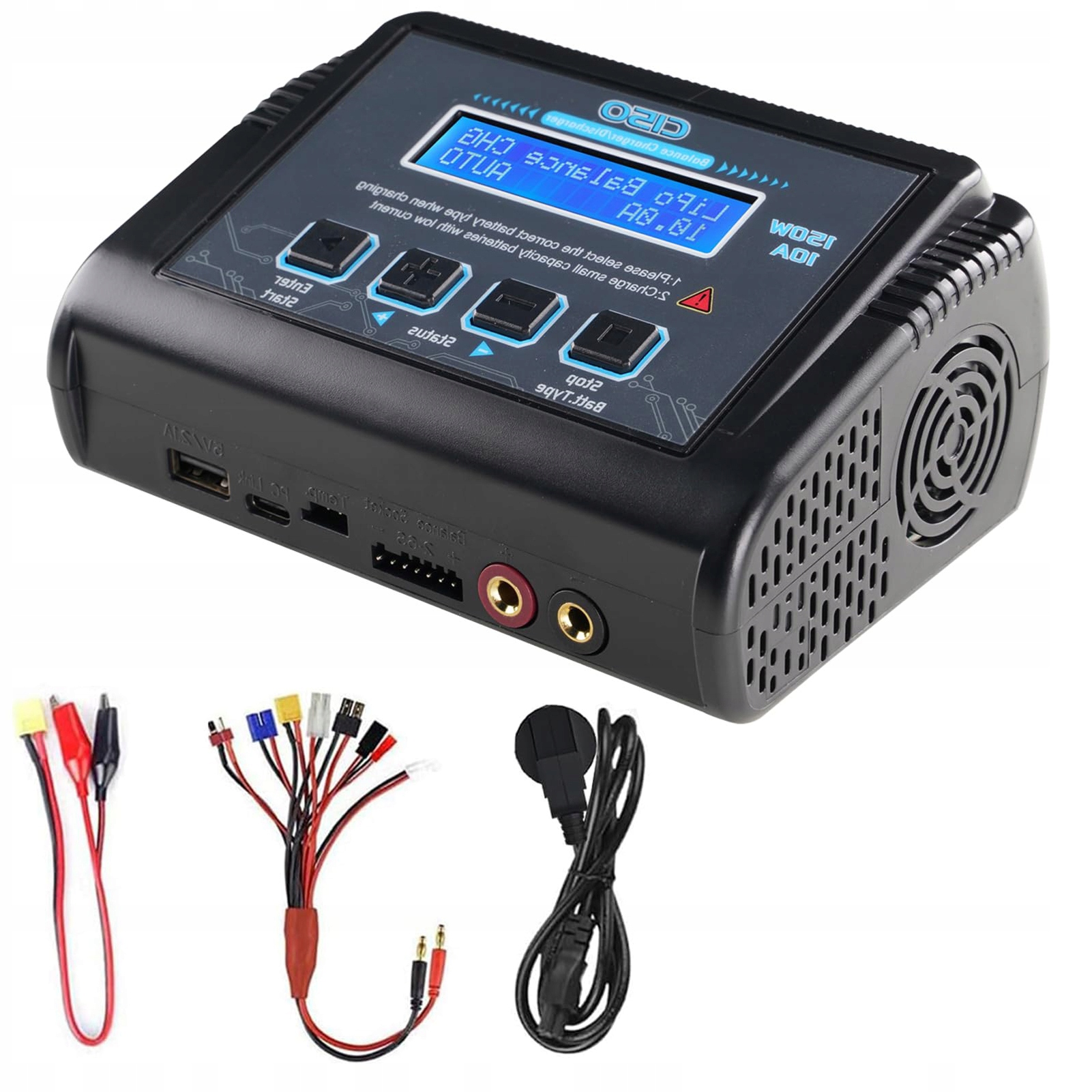 Htrc C150 150W 10A Ac/dc Balanční nabíječka Decharger pro baterie LiPo 1-6S