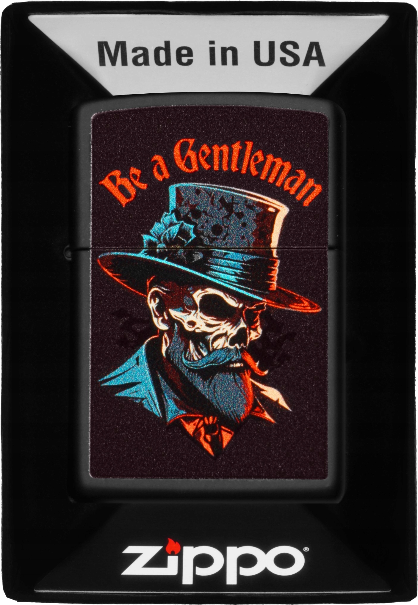 Zapalovač Zippo Gentleman Design 60007384 Větruodolný benzínový