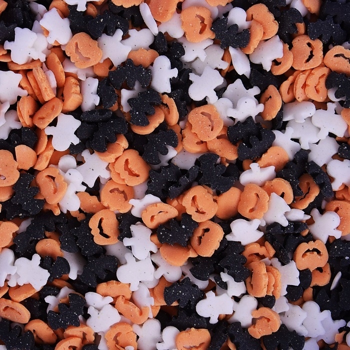 Levně Cukrový posyp 1 kg Halloween Duch Dýně Netopýr