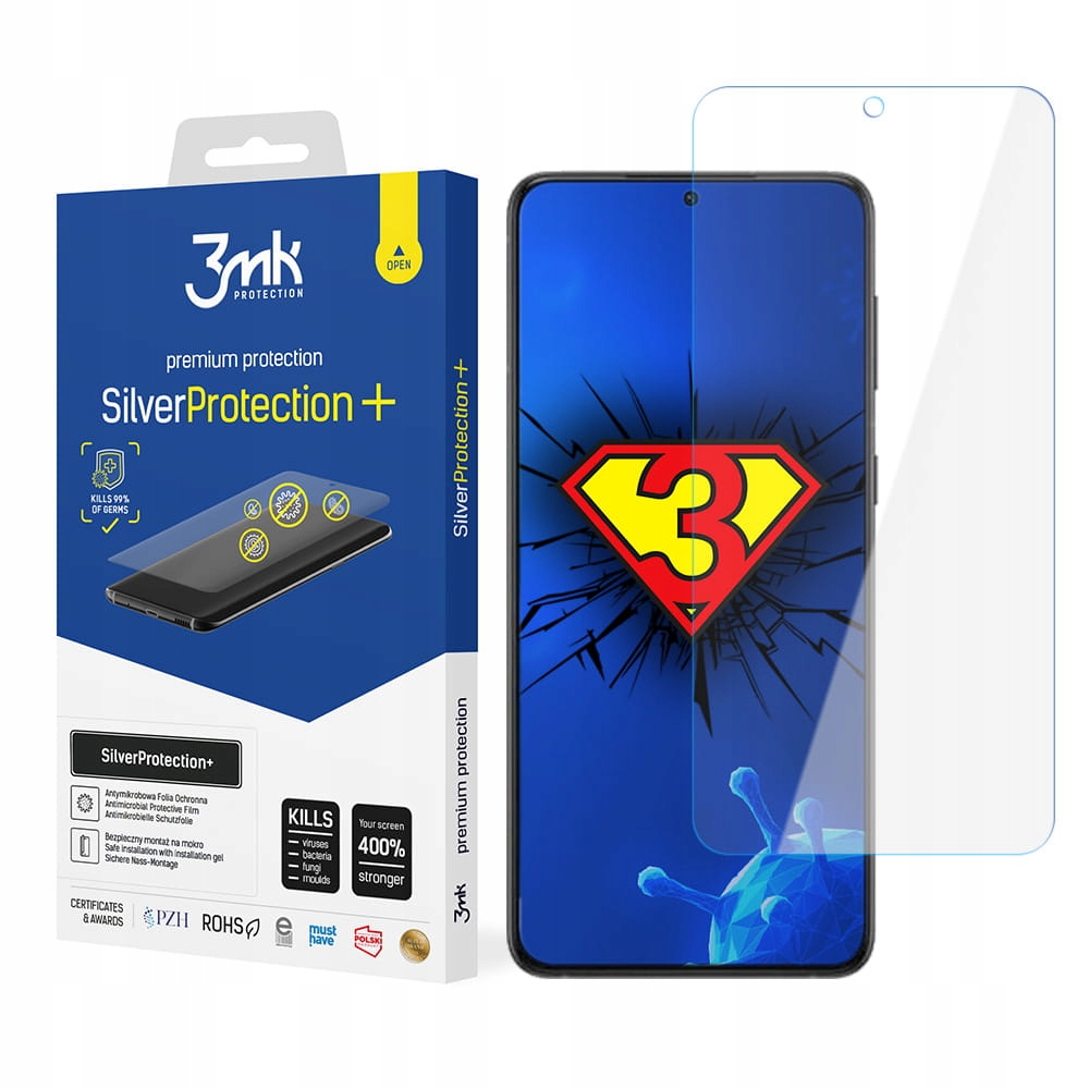 

Folia ochronna do Samsung Galaxy S22 Plus Silver+